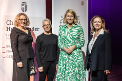Landeshauptmann-Stellvertreterin Mag.a Christiane Haberlander bei der Begr&uuml;&szlig;ung